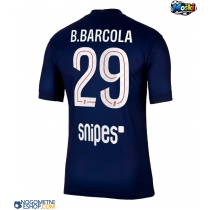 Moški Nogometni dresi Paris Saint-Germain Bradley Barcola #29 Domači 2025-26 Kratek Rokav